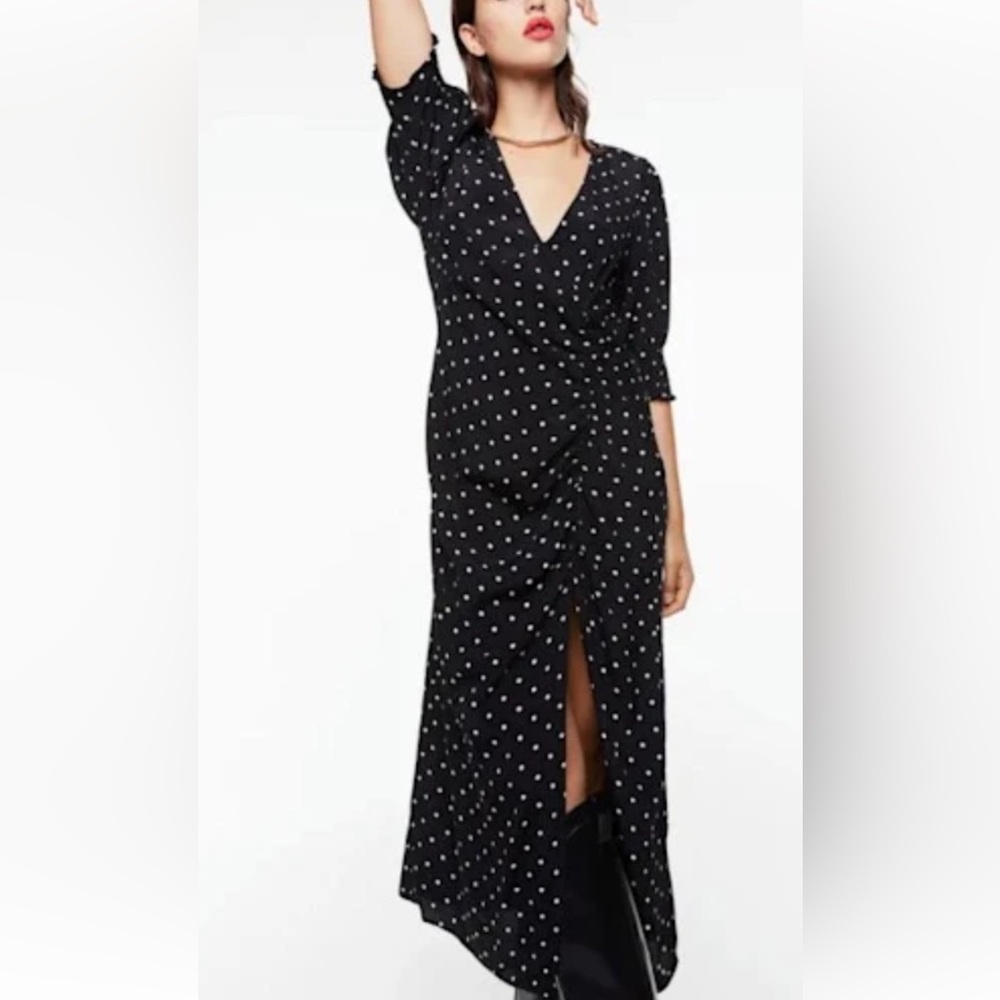 Black Polka Dot Dress